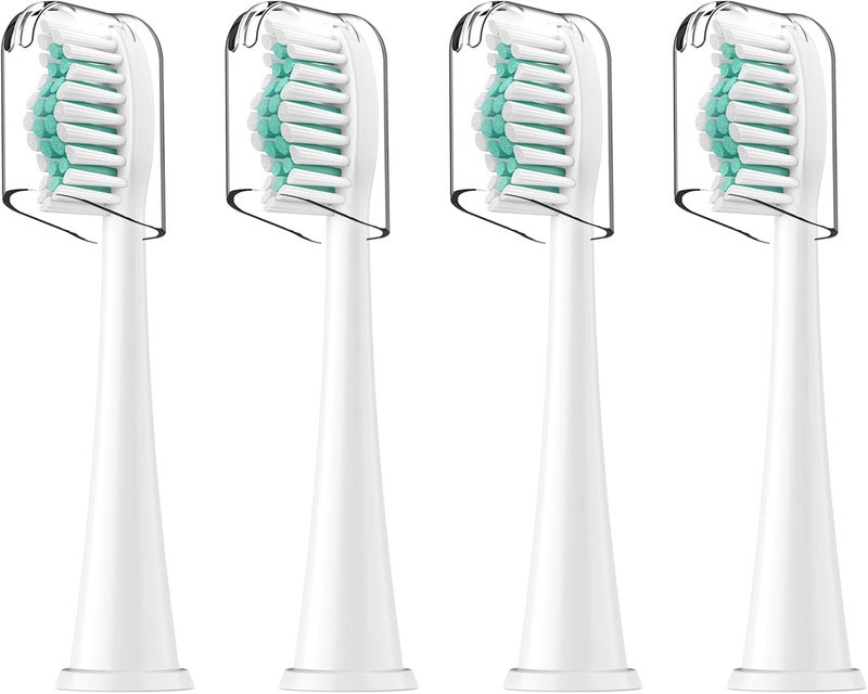 ELFIN Toothbrush Heads Compatible with Philips Sonicare Electric Toothbrush Click-on Handles, 8 Pack, Dupont Bristles with Protective Cover - Image 1